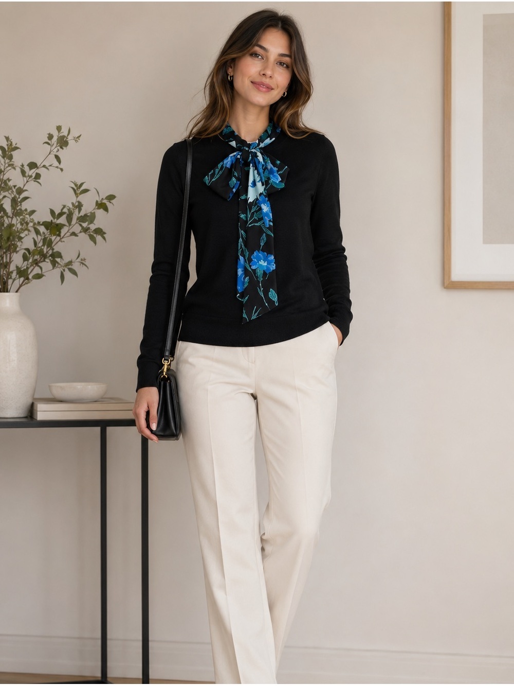 J.crew scarf pullover sweater